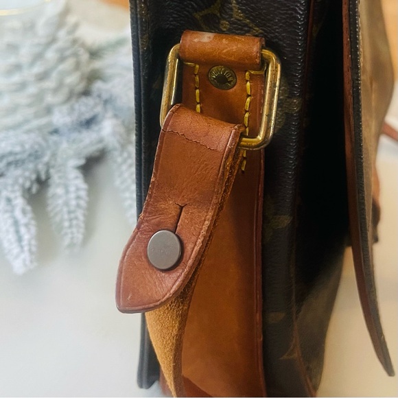 LOUIS VUITTON Cartouchiere SL 0940 Vintage Crossbody Messenger File Saddle Bag - Picture 6 of 16